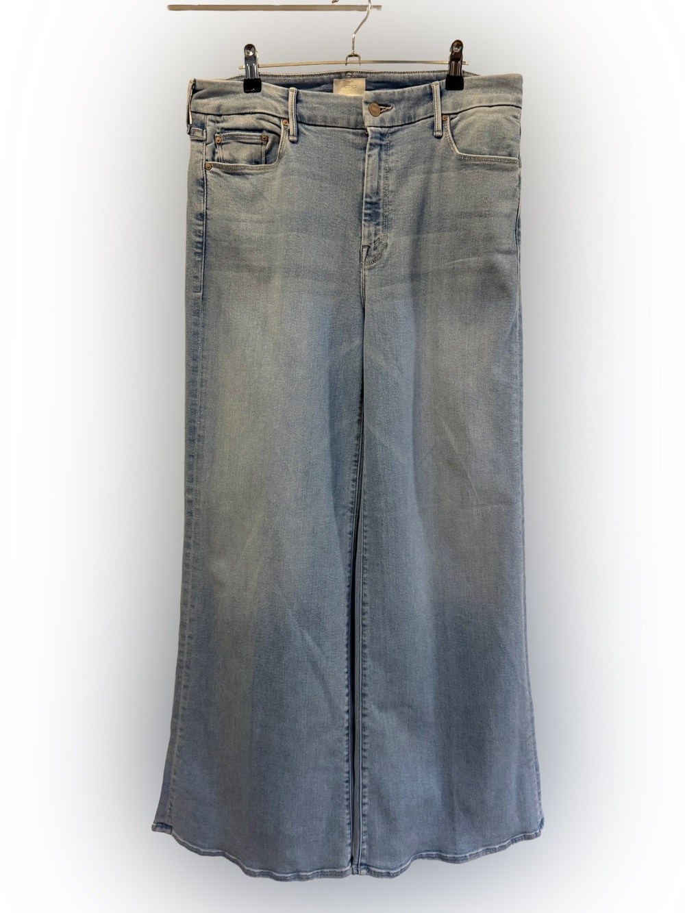 MOTHER The Roller Sneak Jeans in Light Wash, Size 33 NWOT - Picture 6 of 11